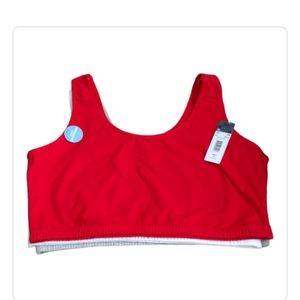 Fruit of the Loom Red Gray White Low Impact Sports Bras Size 46 Bundle o…